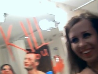 The most excellent time for a kick-butt code of practice sex party? Halloween, no doubt about that! Watch and have a fun!